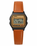 Casio Vintage Alarm Chrono Deri Kordon Dijital Kol Saati